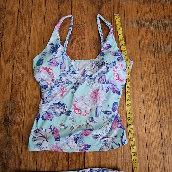 Nanette Lepore Floral Tankini size 10 - Picture 2 of 6